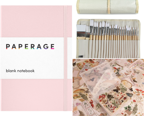 stationery & crafting cover photo collage