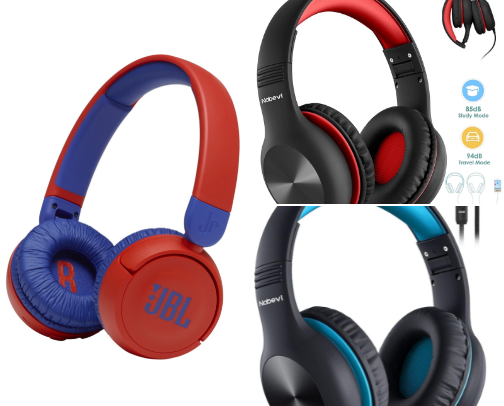 Headphones for Kids cover photo collage