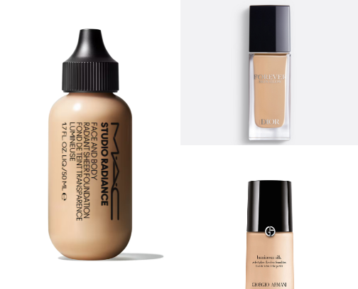 Dry skin foundation cover photo collage