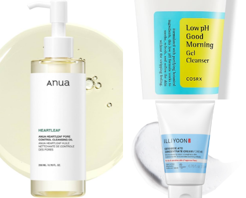 The Curated Glow Routine: Everyday Essentials for Plump, Radiant Skin. cover photo collage