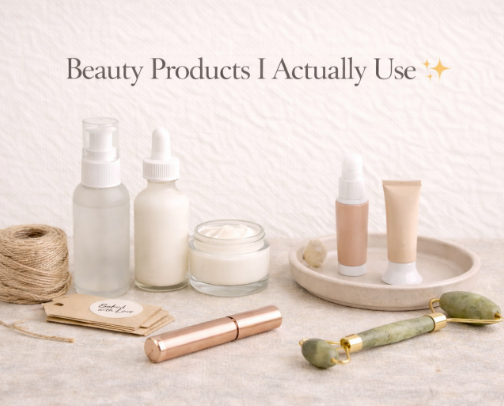 Beauty Products I Actually Recommend cover photo collage