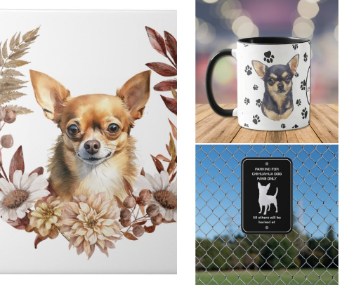 Love Your Chihuahua Dog cover photo collage