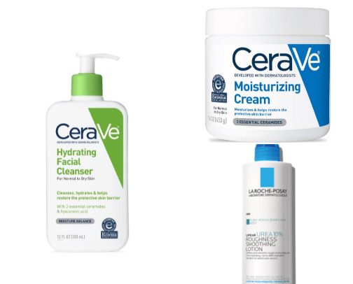 Skin care cover photo collage