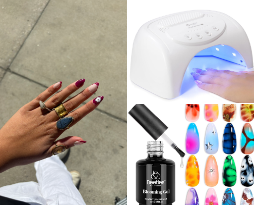 At Home Gel-x Nails cover photo collage