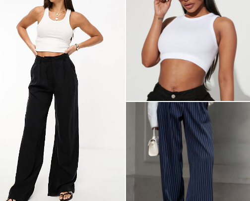 Model Off Duty Wardrobe cover photo collage
