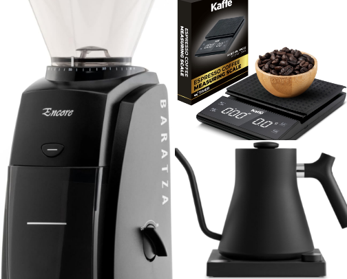 The Ultimate 9-to-5 Coffee Station: 20 Essentials for the Perfect Morning Ritual cover photo collage