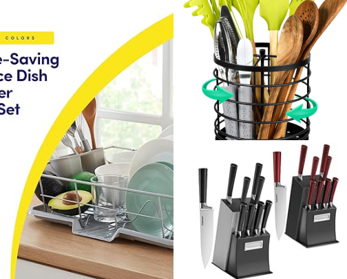 THINGS YOU NEED FOR AN ORGANIZED KITCHEN cover photo collage