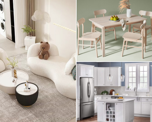 Clean lines, efficiency, and "less is more." cover photo collage