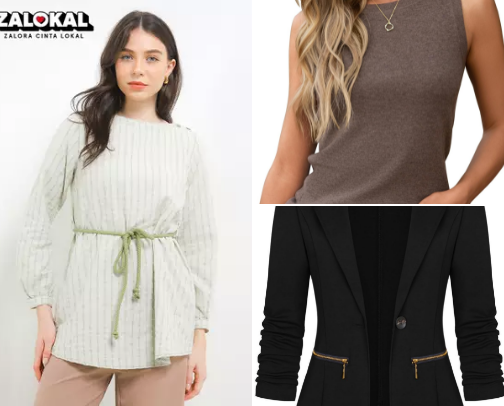 Latest and most popular women's top recommendations cover photo collage