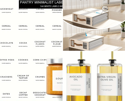 TEMU Home Finds cover photo collage