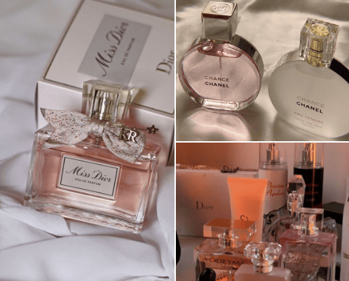Perfumes to smell good! cover photo collage