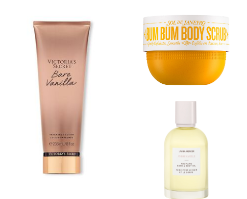 The Ultimate Salted Vanilla Shower Routine cover photo collage