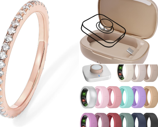 Oura Ring accessories cover photo collage