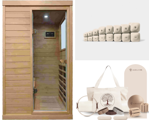 The Ultimate At-Home Gym Set-Up cover photo collage