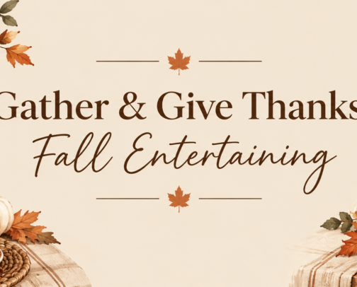 Gather & Give Thanks: Fall Entertaining cover photo collage