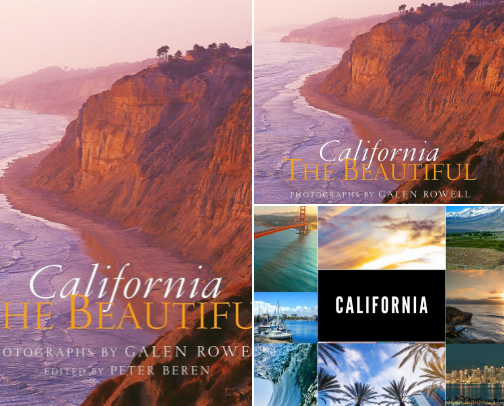 Free PDF - California the Beautiful photography books for armchair travelers cover photo collage