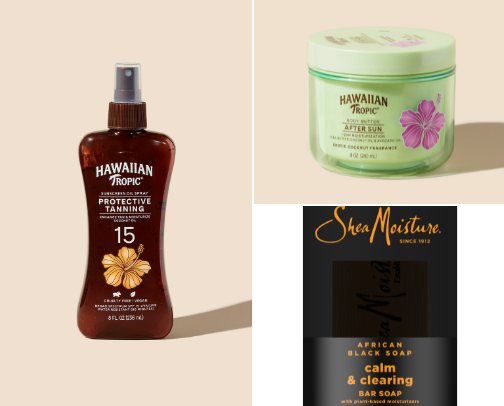 Body care essentials! cover photo collage
