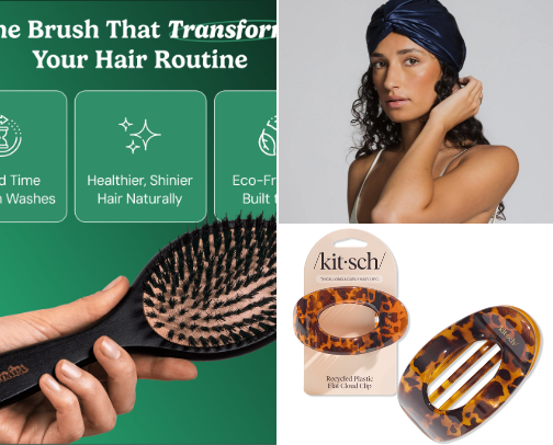 The Over-40 Hair Reset: Clean Products for Density & Shine cover photo collage