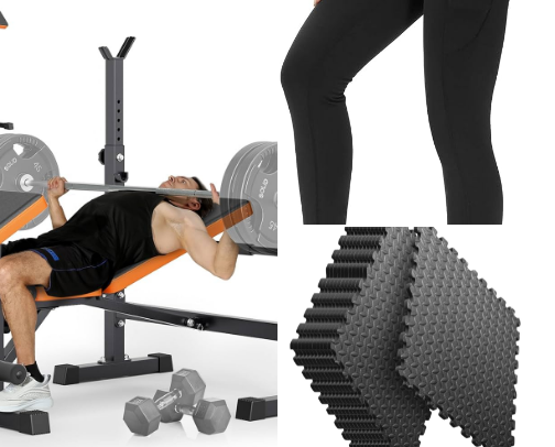 Fitness Amazon Finds cover photo collage