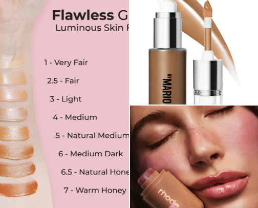 makeup favs 🤍 cover photo collage