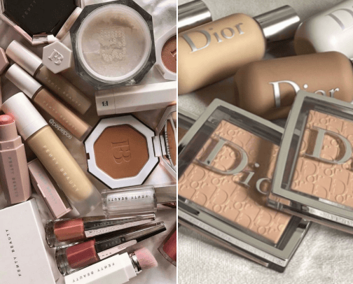 makeup💄 cover photo collage