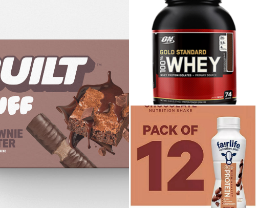 Protein/wellness for women cover photo collage
