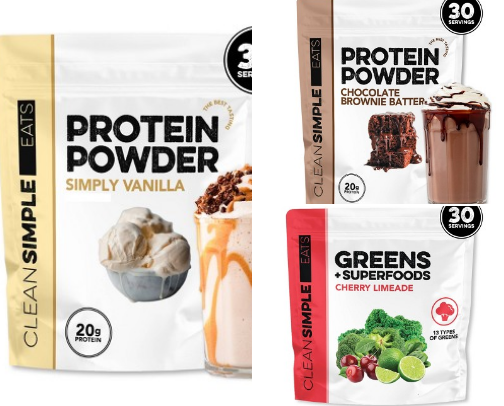 Protein and healthier choices (we try) cover photo collage