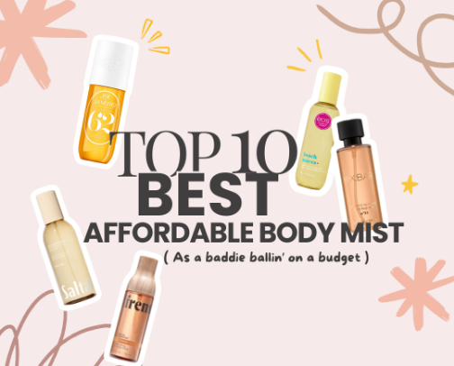Top 10 Best Affordable Body Mists | GUIDE cover photo collage