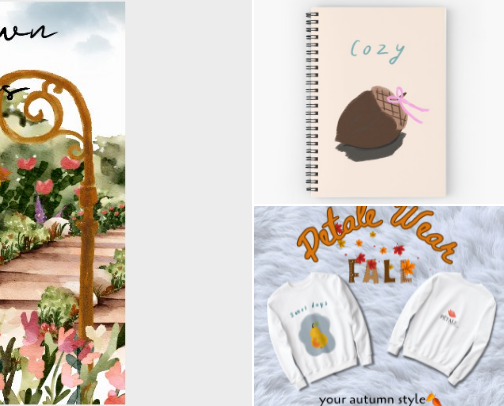 Autumn finds cover photo collage