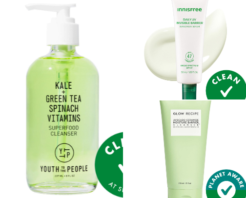 skincare products i'd buy again & again cover photo collage