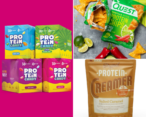 Protein Snackies🍗 cover photo collage