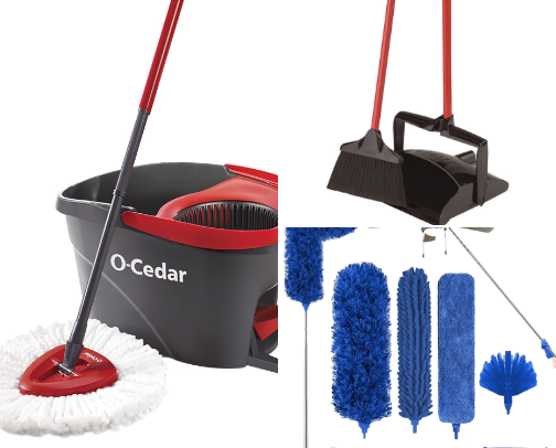 ✨ Must-Have Home Cleaning Tools for a Cleaner & Happier Home cover photo collage