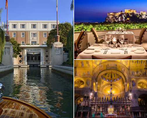 Travel Destinations cover photo collage