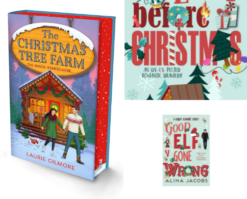 Christmas Books to read cover photo collage