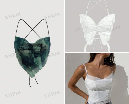 Fashion crop tops for the summer cover photo collage