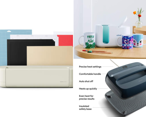 Cricut Tools, Supplies & Crafting Essentials cover photo collage