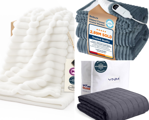 Cozy Home Essentials Under $50: Bestselling Throws, Candles & Comfort Finds cover photo collage
