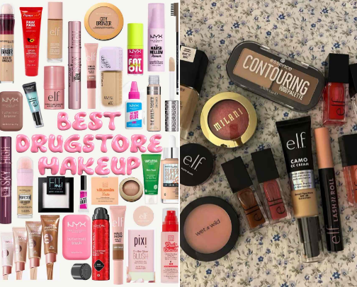 Luxury look, student prices: the best budget makeup✨💄 cover photo collage