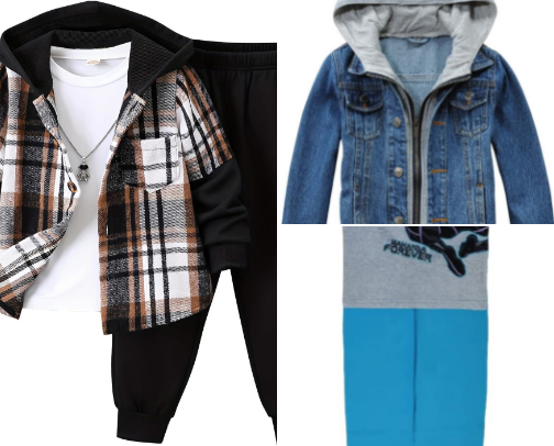 children's clothing cover photo collage