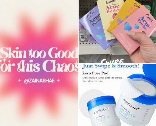 ✨Skin Too Good for This Chaos✨ cover photo collage