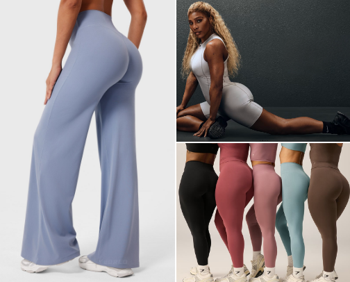 Gym Clothing for female athletes cover photo collage
