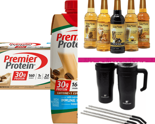 Protein coffee must haves cover photo collage