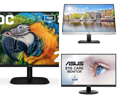 Dual screen setup for work from home cover photo collage