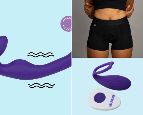 sex supplies for lesbians cover photo collage