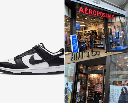 My favorite places to shop for clothes and sneakers cover photo collage