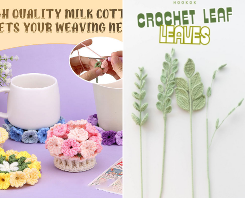 Cute Flower Crochet Patterns cover photo collage