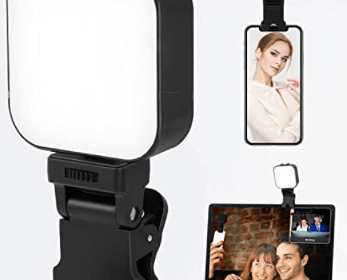 Perfect lighting for content creator cover photo collage