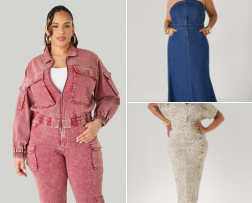 Ashley Stewart collection cover photo collage