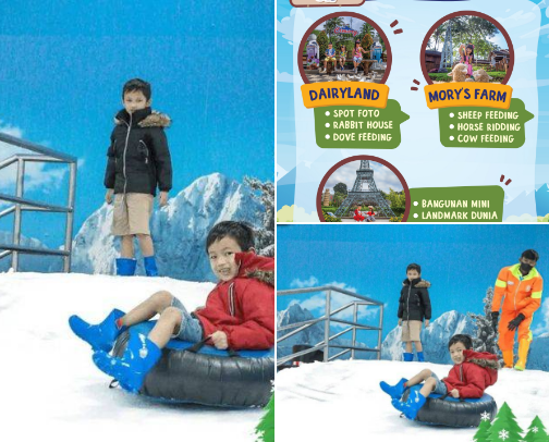 Snow world semarang cover photo collage