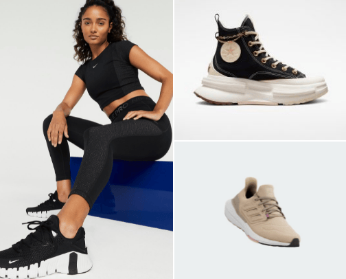 Footwear cover photo collage